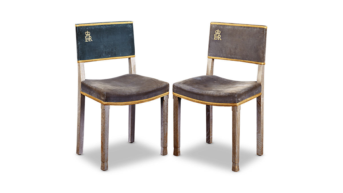 Sillas Coronación Isabel II (Foto: MS Rau)