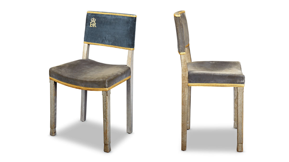 Sillas Coronación Isabel II (Foto: MS Rau)