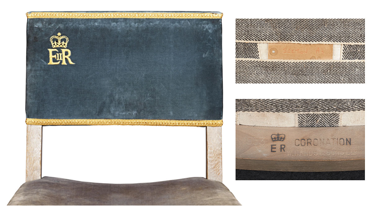 Sillas Coronación Isabel II (Foto: MS Rau)