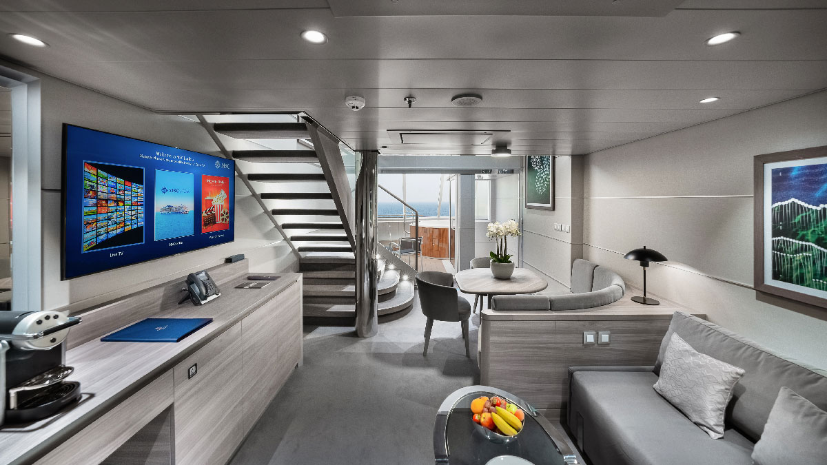 suite yatch club msc euribia