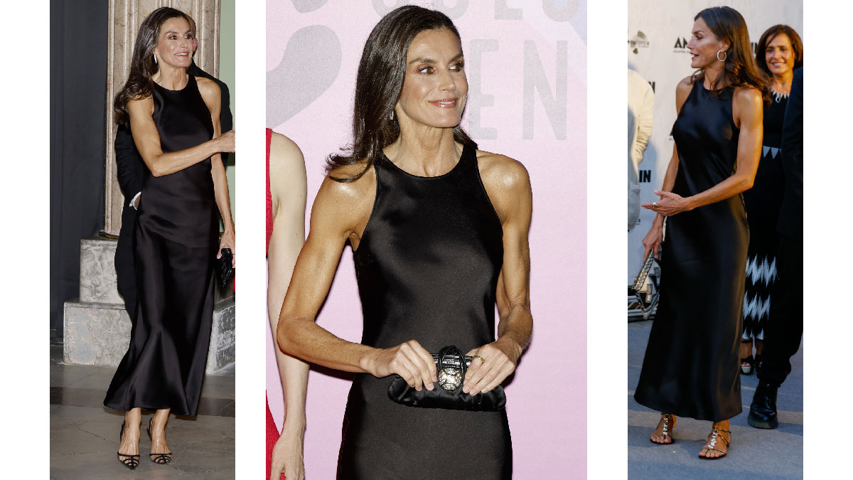 letizia vestido negro