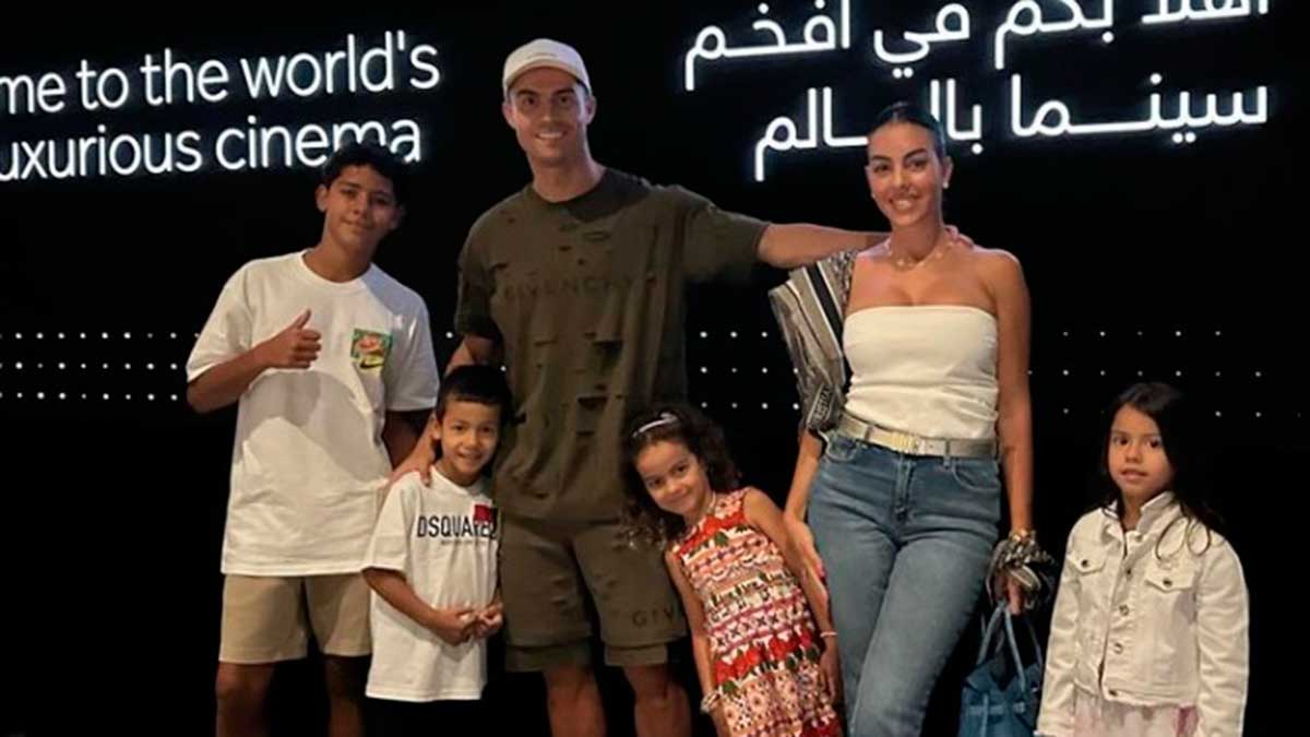 Cristiano Ronaldo y Georgina Rodríguez familia