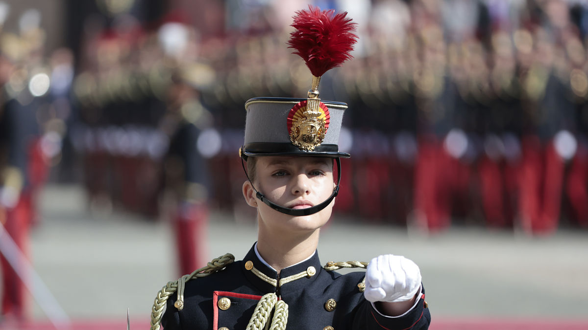 Leonor jura bandera (Foto: Gtres)