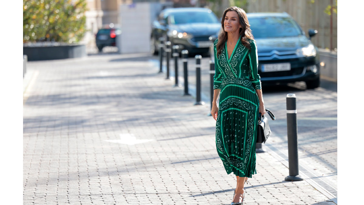 letizia vestido verde
