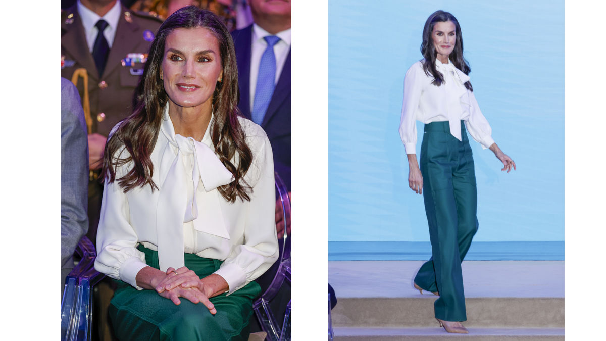 Letizia pantalones verdes (Foto: Gtres)