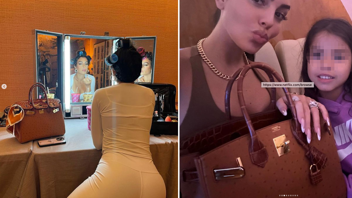 georgina birkin avestruz