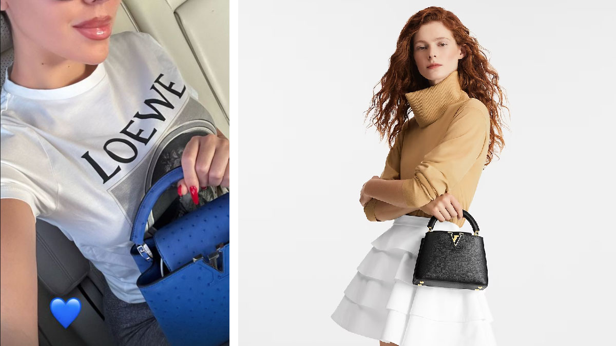 bolsos piel avestruz georgina