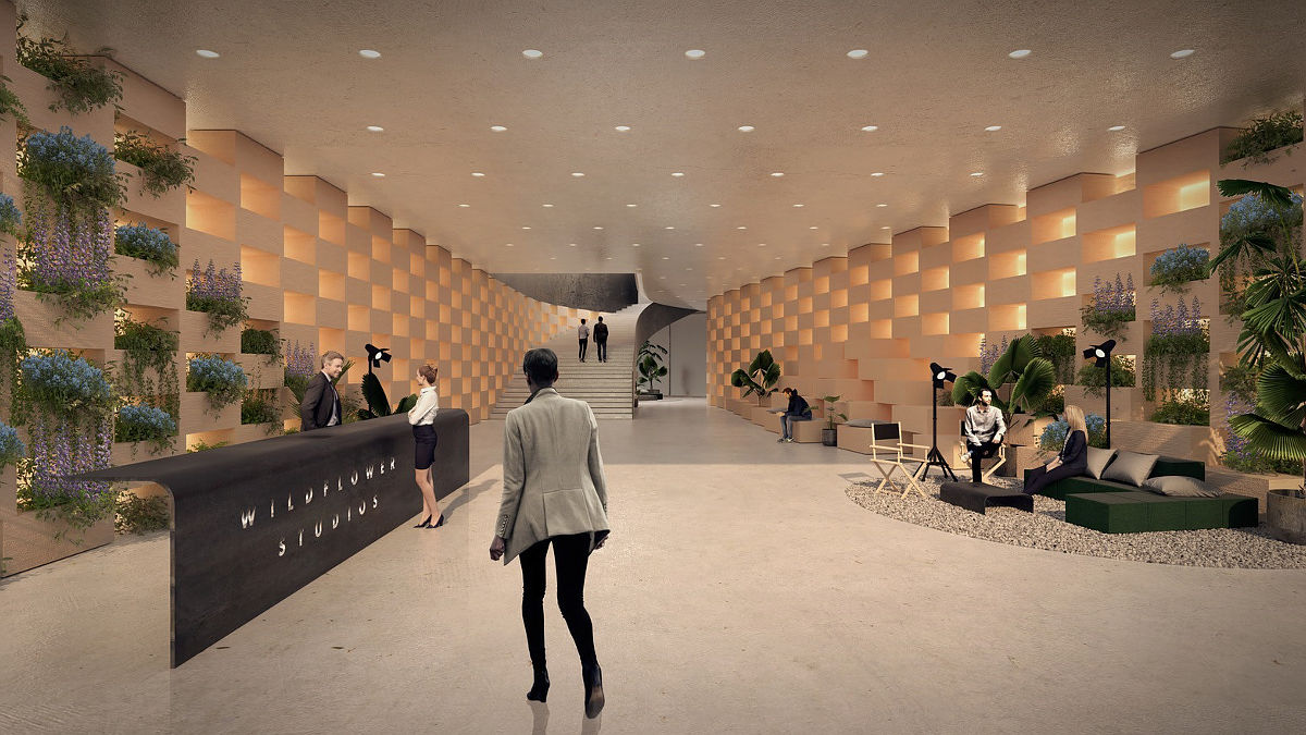 Estudio cine Robert de Niro (Foto: Bjarke Ingels Group/BIG)