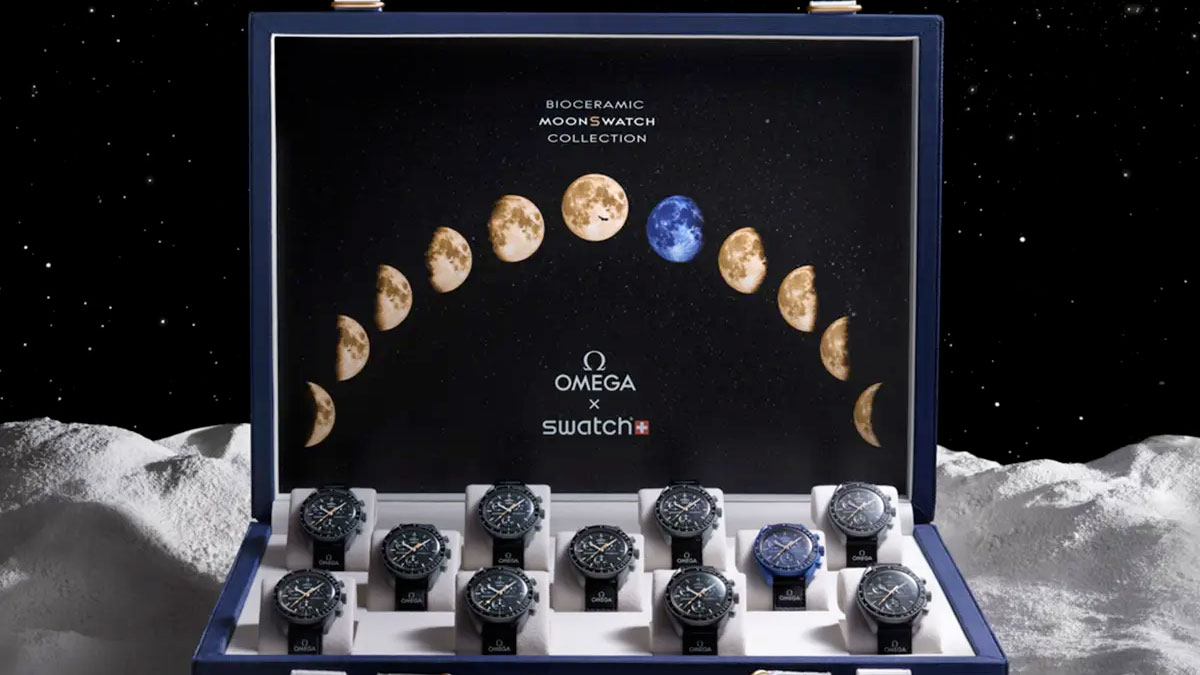 Moonswatch Moonshine Gold