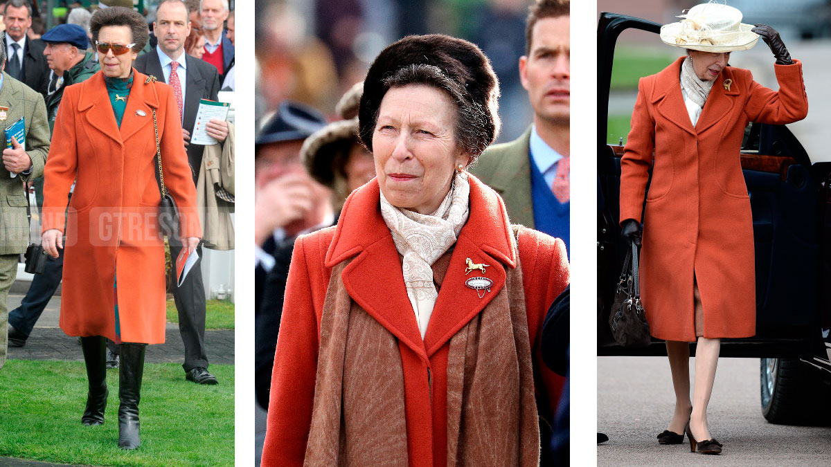 princesa ana abrigo naranja