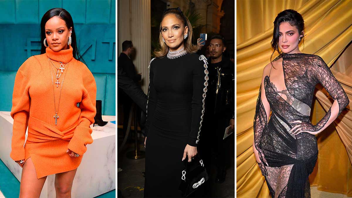 Rihanna, Jennifer Lopez y Kylie Jenner