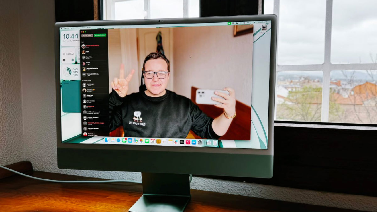 imac ordenador videollamada