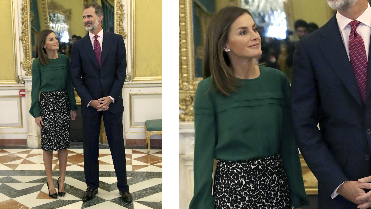 letizia camisa verde