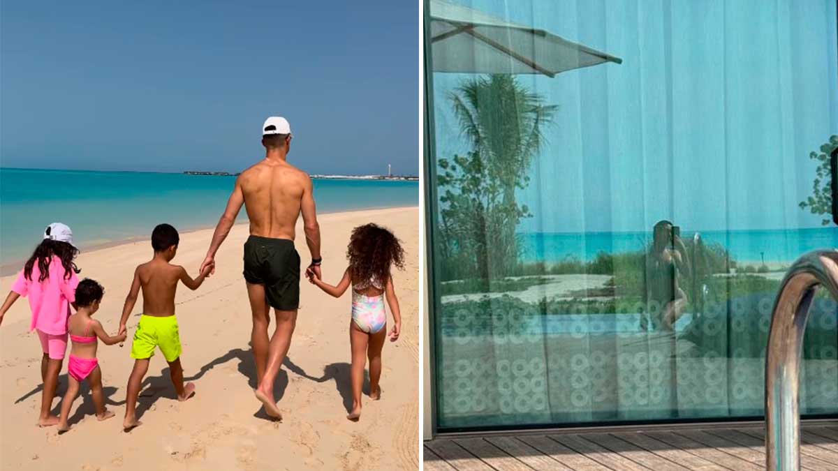 Vacaciones Cristiano y Georgina