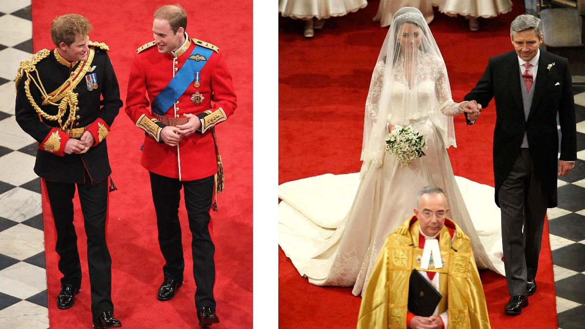 william kate middleton boda padrinos