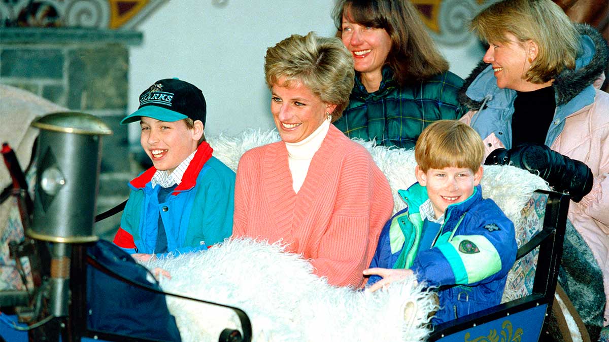 Lady Di e hijos