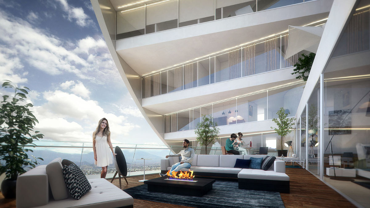 Torre Helea (Foto: Bulnes Arquitectos)