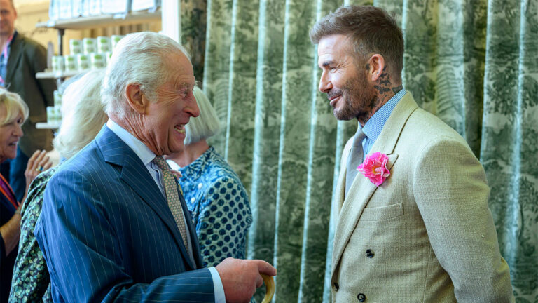 David Beckham y Carlos III