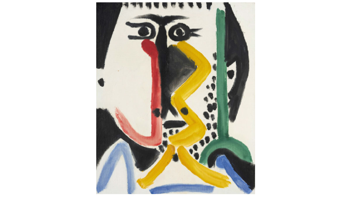 Homme assis obra picasso