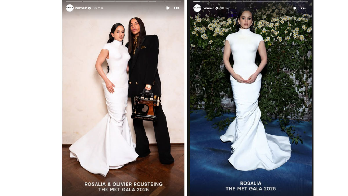 rosalia met gala balmain