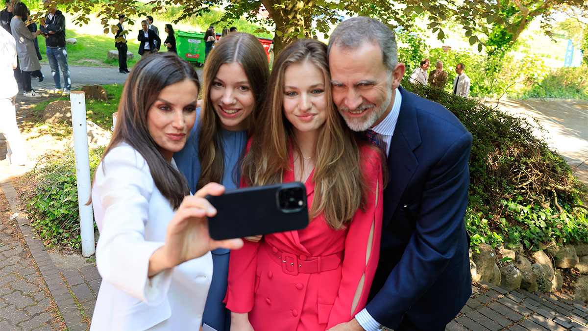 Selfie familia real 