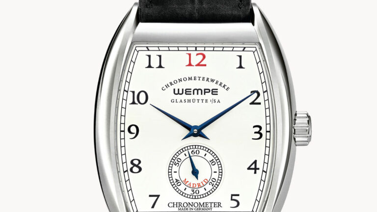 Chronometerwerke Tonneau Wempe Glashütte i/SA 25 Aniversario Madrid (Foto: Wempe)