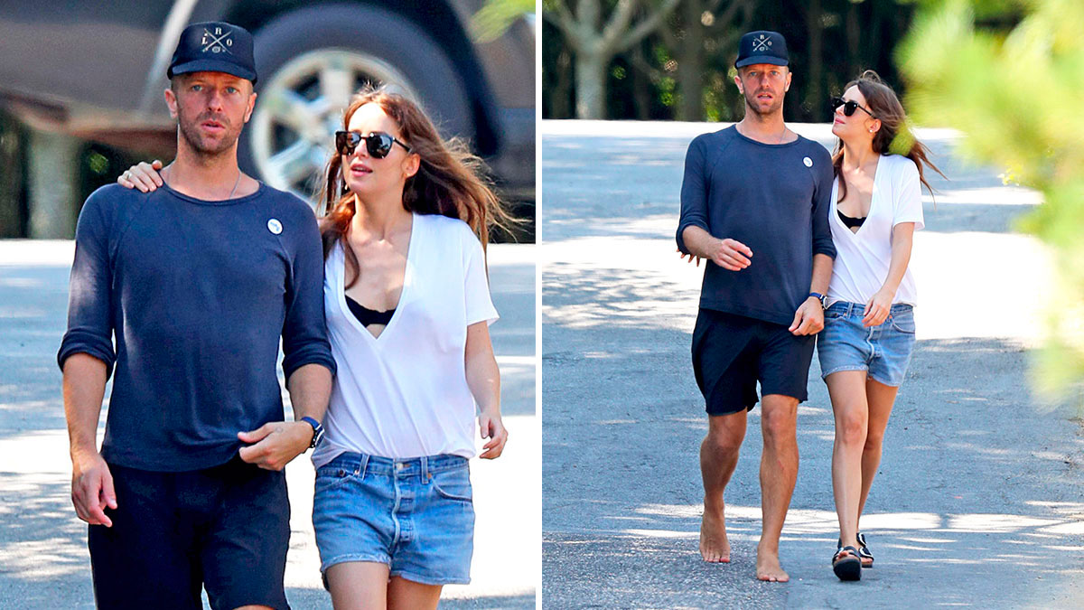 Dakota Johnson y Chris Martin