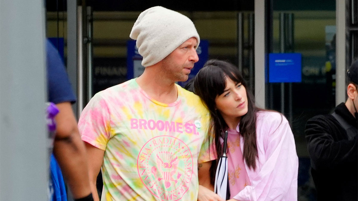 Dakota Johnson y Chris Martin