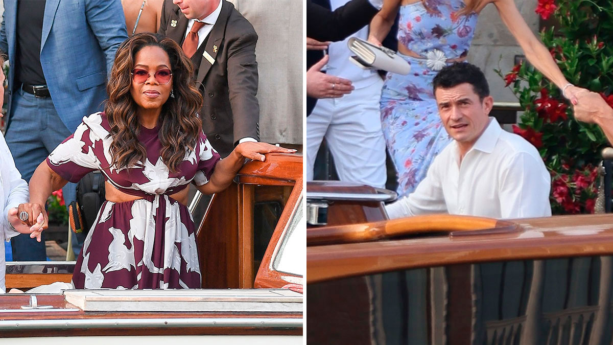 Oprah Winfrey y Orlando Bloom