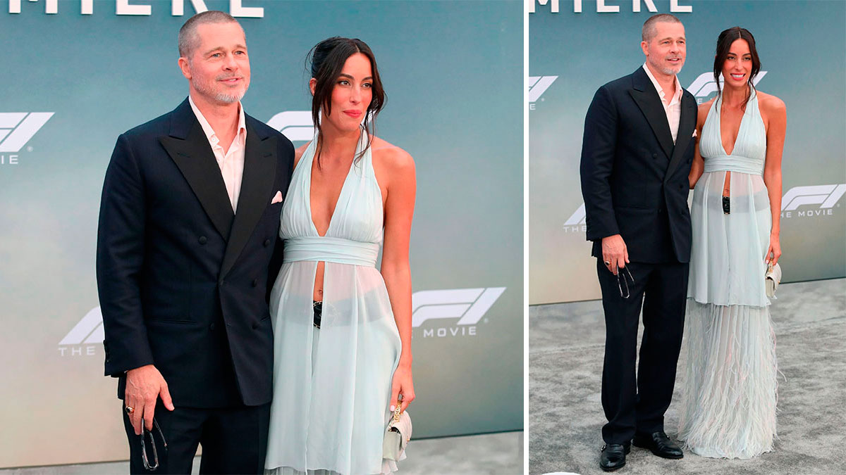 Brad Pitt e Inés de Ramón 