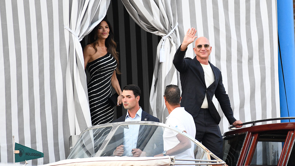 Jeff Bezos y Lauren Sanchez