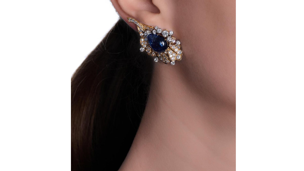 pendientes zafiros bvlgari