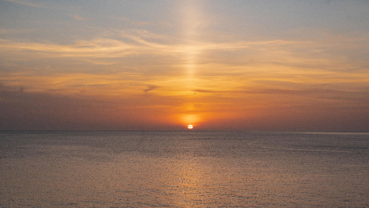 puesta de sol 