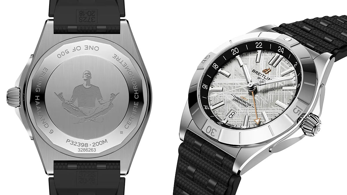 Breitling Chronomat Automatic GMT 40 Erling Haaland (Foto: Breitling)