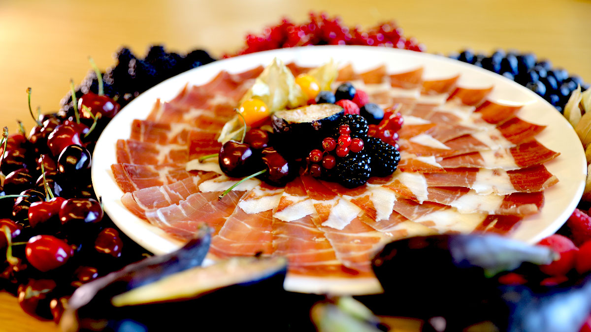 jamon fruta