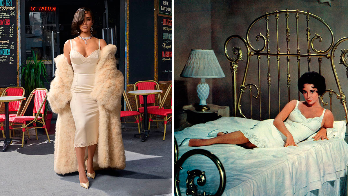 Kim Kardashian y  Elizabeth Taylor