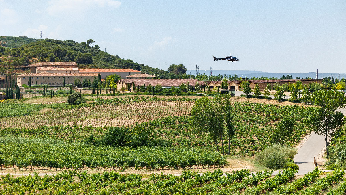 marques de murrieta helicoptero