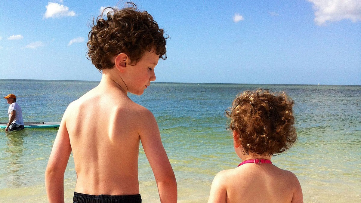 Niños playa