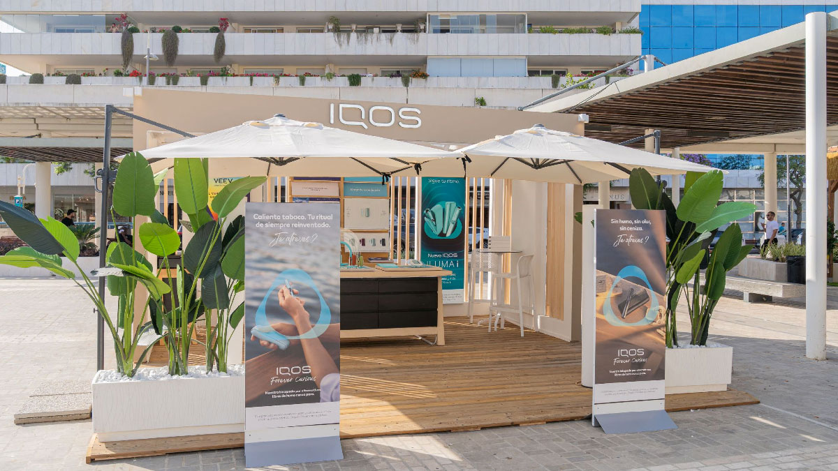 pop up puerto banus iqos