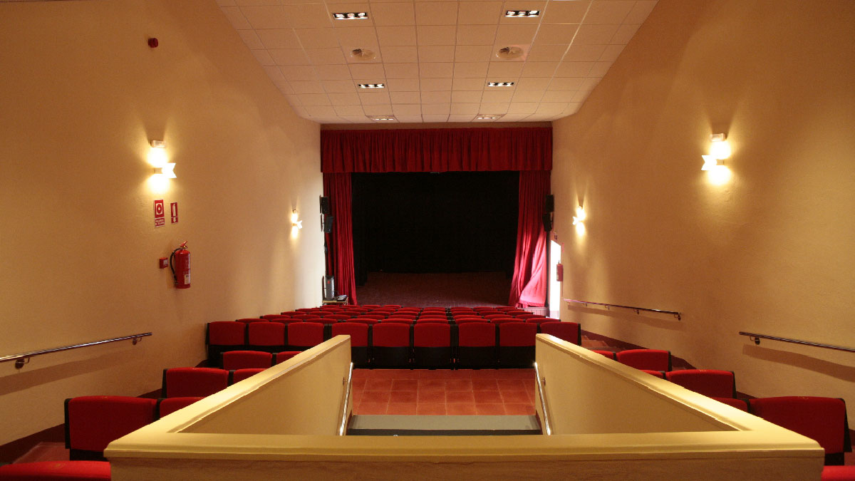 sala principal del teatro de fornells