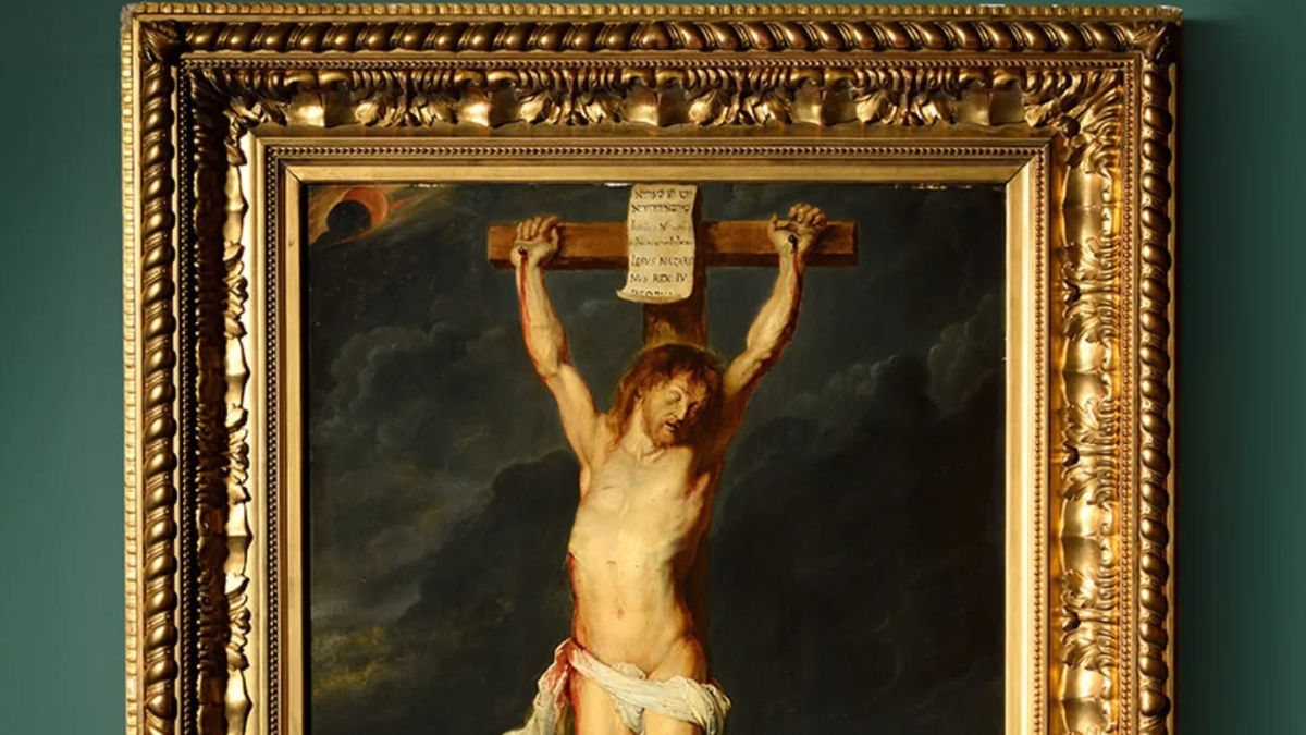 Cristo en la Cruz de Rubens (Foto: Osenat)
