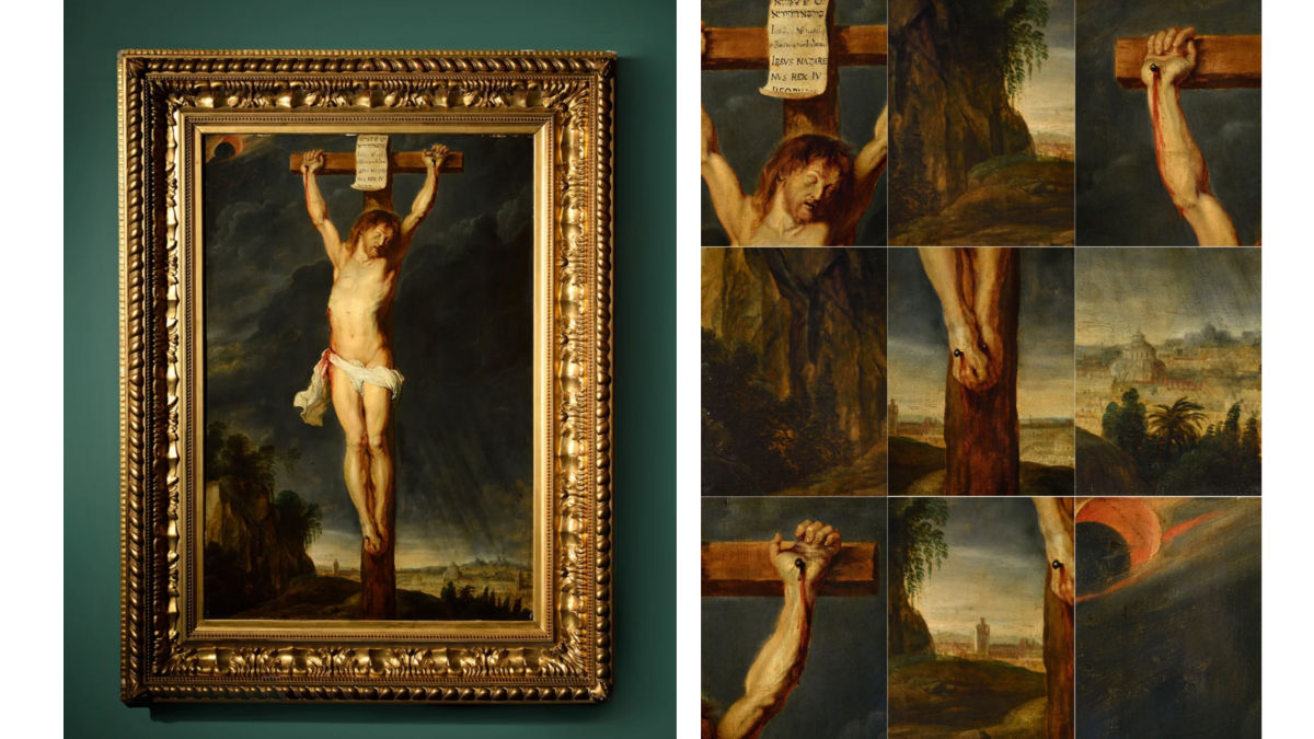 Cristo en la Cruz de Rubens (Foto: Osenat)