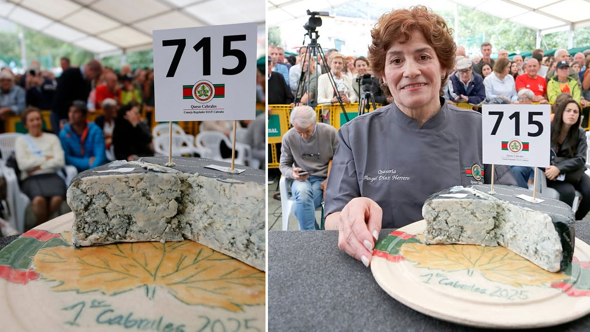Mejor queso Cabrales del mundo (Foto: El Llagar de Colloto Instagram)