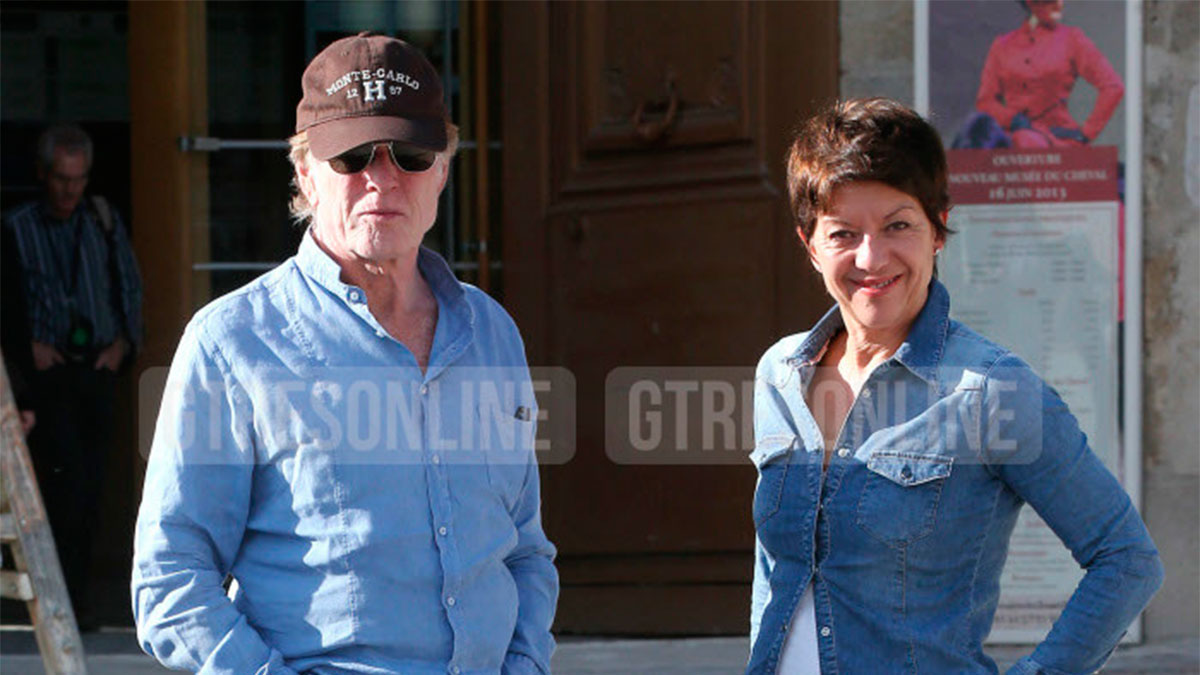 Robert Redford y mujer