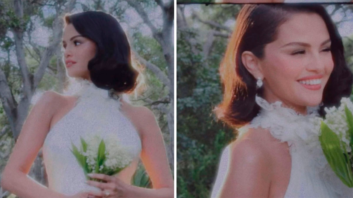 Selena Gomez vestido novia