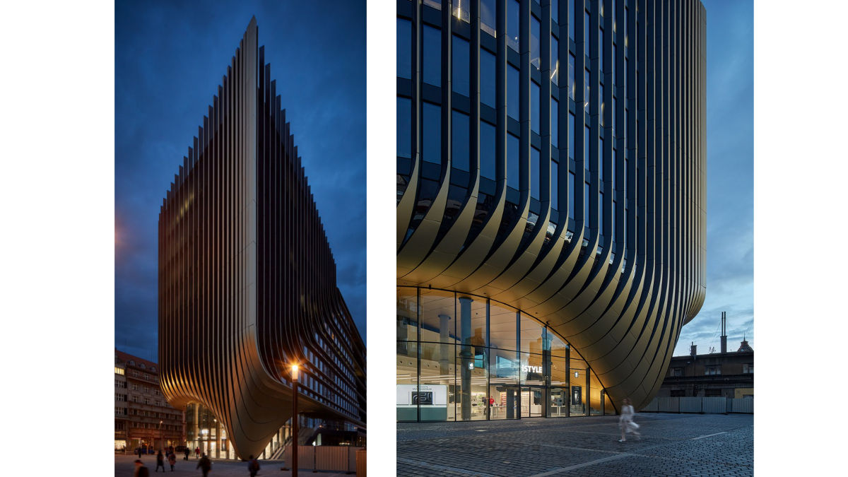 edificio Masaryčka, se ubica en Praga (Foto: BoysPlayNice)