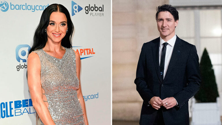 Katy Perry y Justin Trudeau