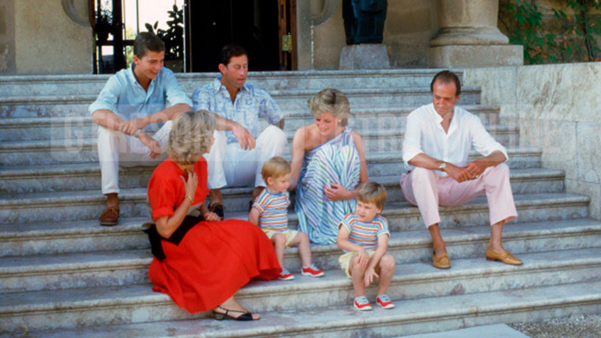 Lady Di y rey Juan Carlos