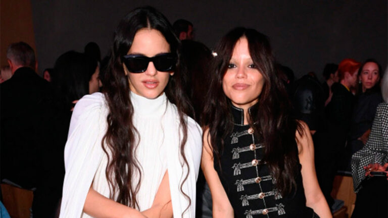 Rosalía y Jenna Ortega