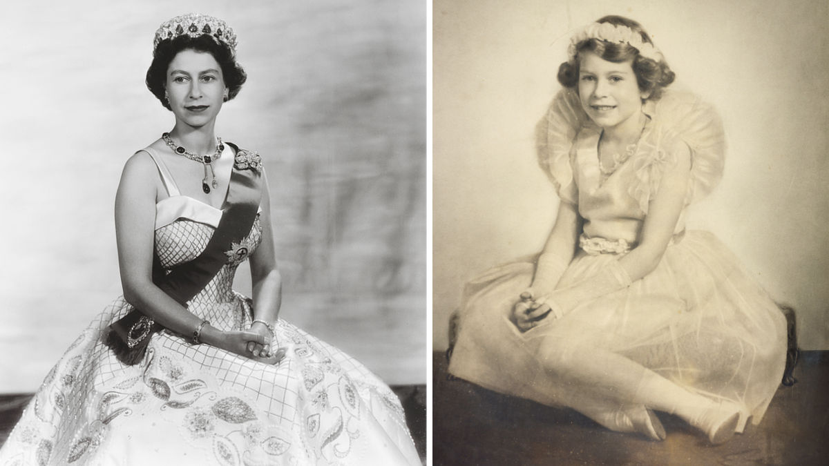 Vestidos Isabel II (Foto: Royal Collection Trust)